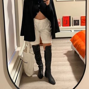 Over the Knee Leather Boots